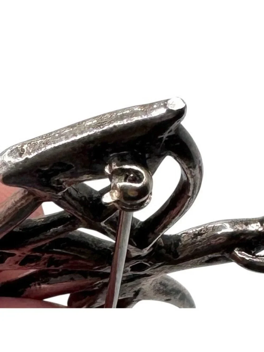 Horse Brooch Pendant Sterling Dressage Rider Equestrian Large 2.25" Signed TPW - Picture 14 of 16